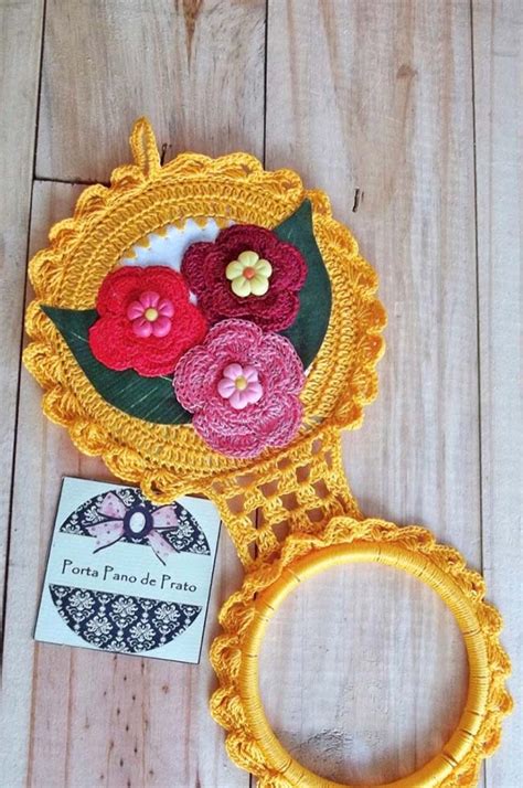 porta pano de prada crochet cd|Porta pano de prato de crochê feito com CD (VÍDEO .